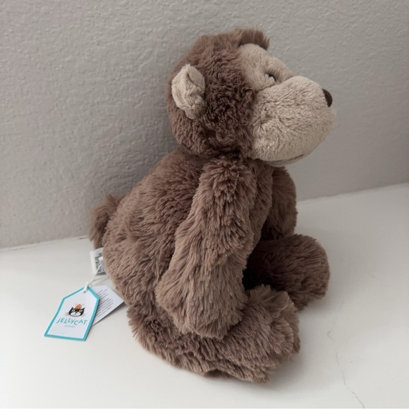 Authentic NWT Jellycat Smudge Monkey Medium Stuffed Animal Plush Toy ONLY ONE - Picture 2 of 8